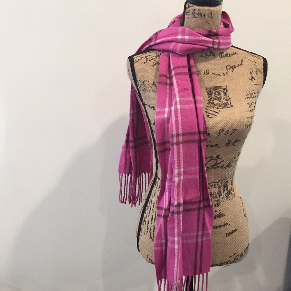 Pink scarf